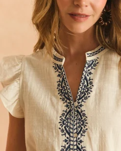Blusa Bordada Indira