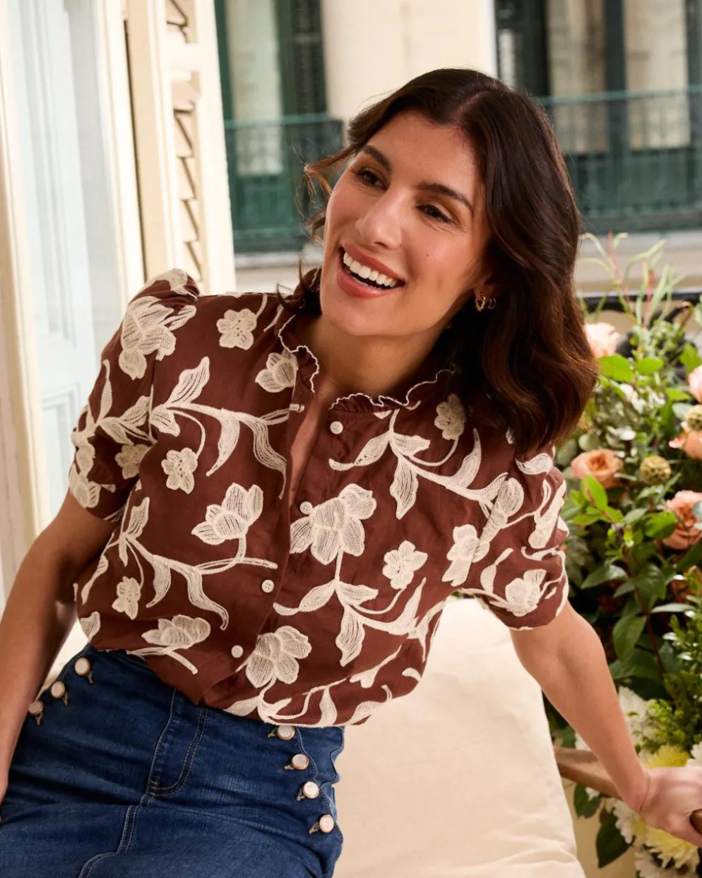 Blusa Bordado Merce