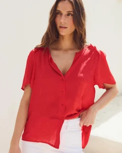 Blusa Roja Carmina