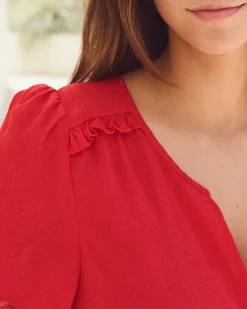 Blusa Roja Carmina
