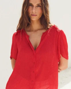 Blusa Roja Carmina