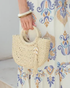 Bolso Cesto Conchas Lucre