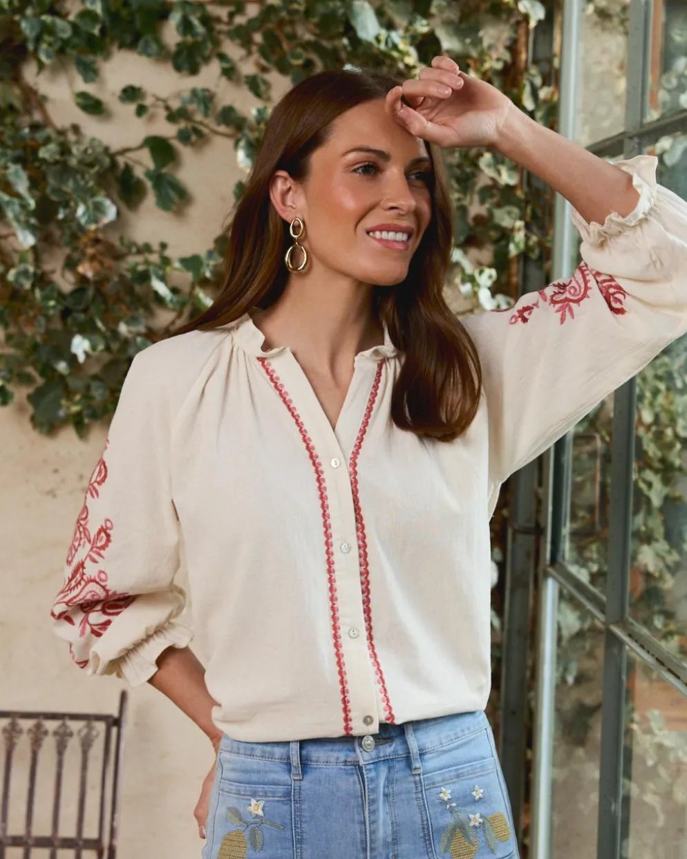 Camisa Bordado Martina