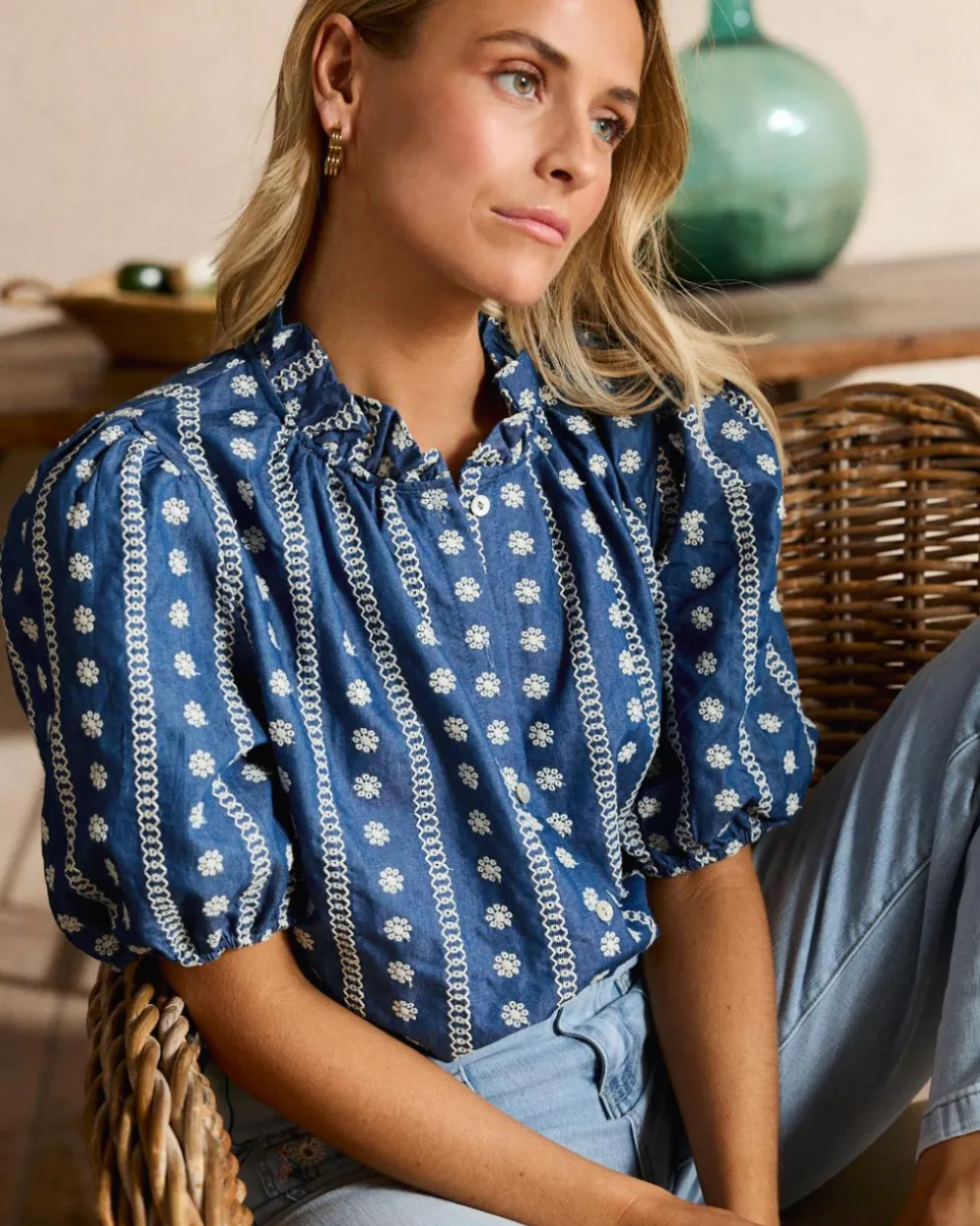 Camisa Bordados Anna