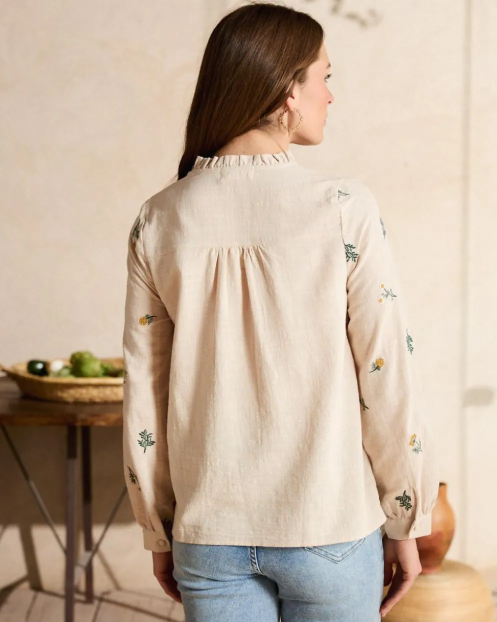 Camisa Bordados Celia