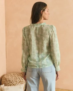 Camisa Celeste Felicia