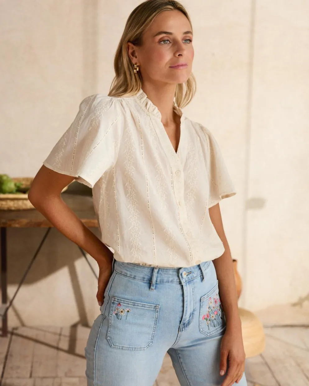 Camisa Crudo Bibiana
