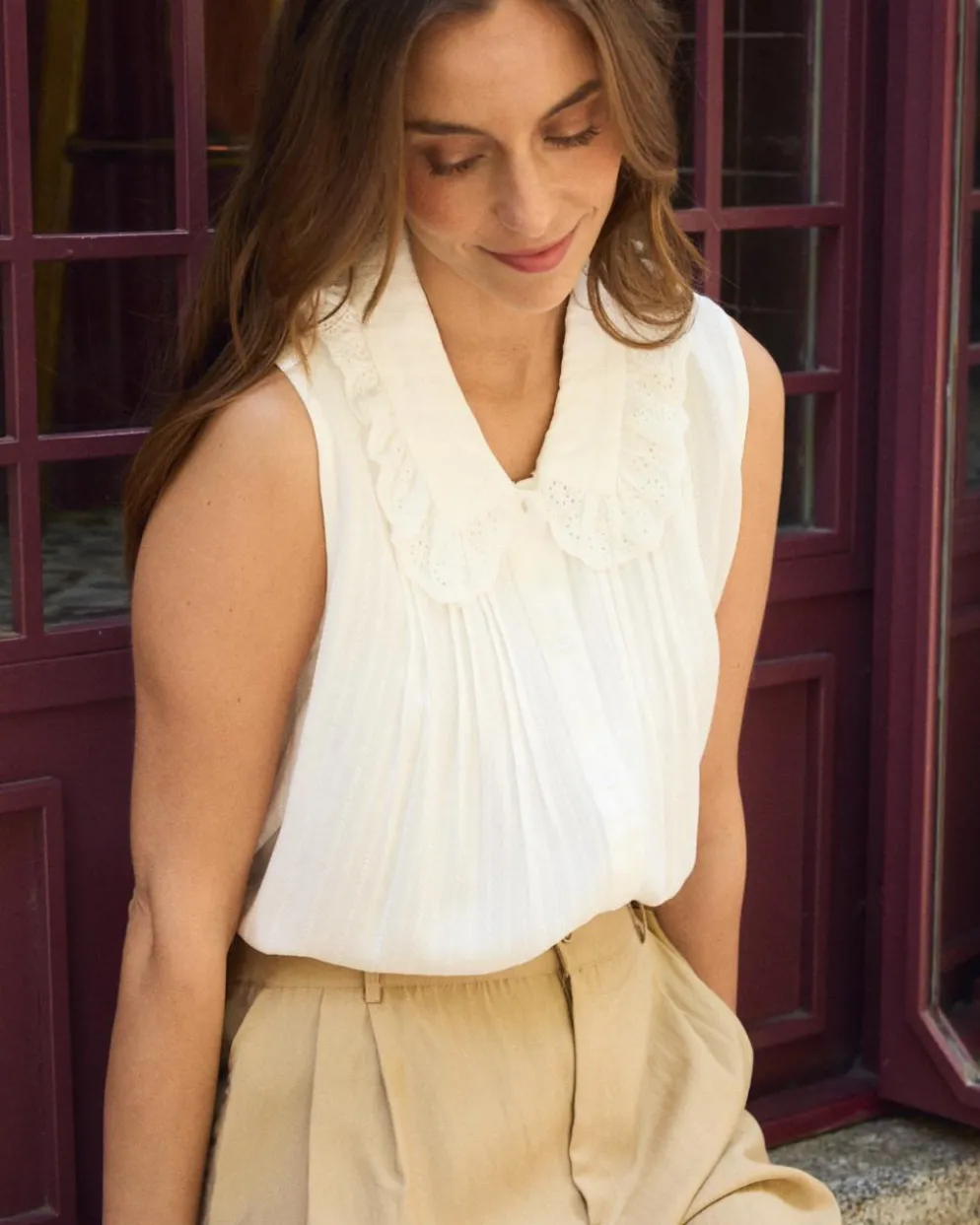 Camisa Cuello Bibi