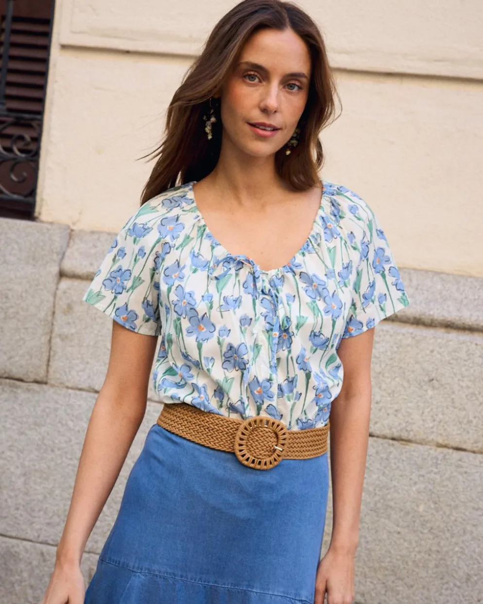Camisa Flores Freeda