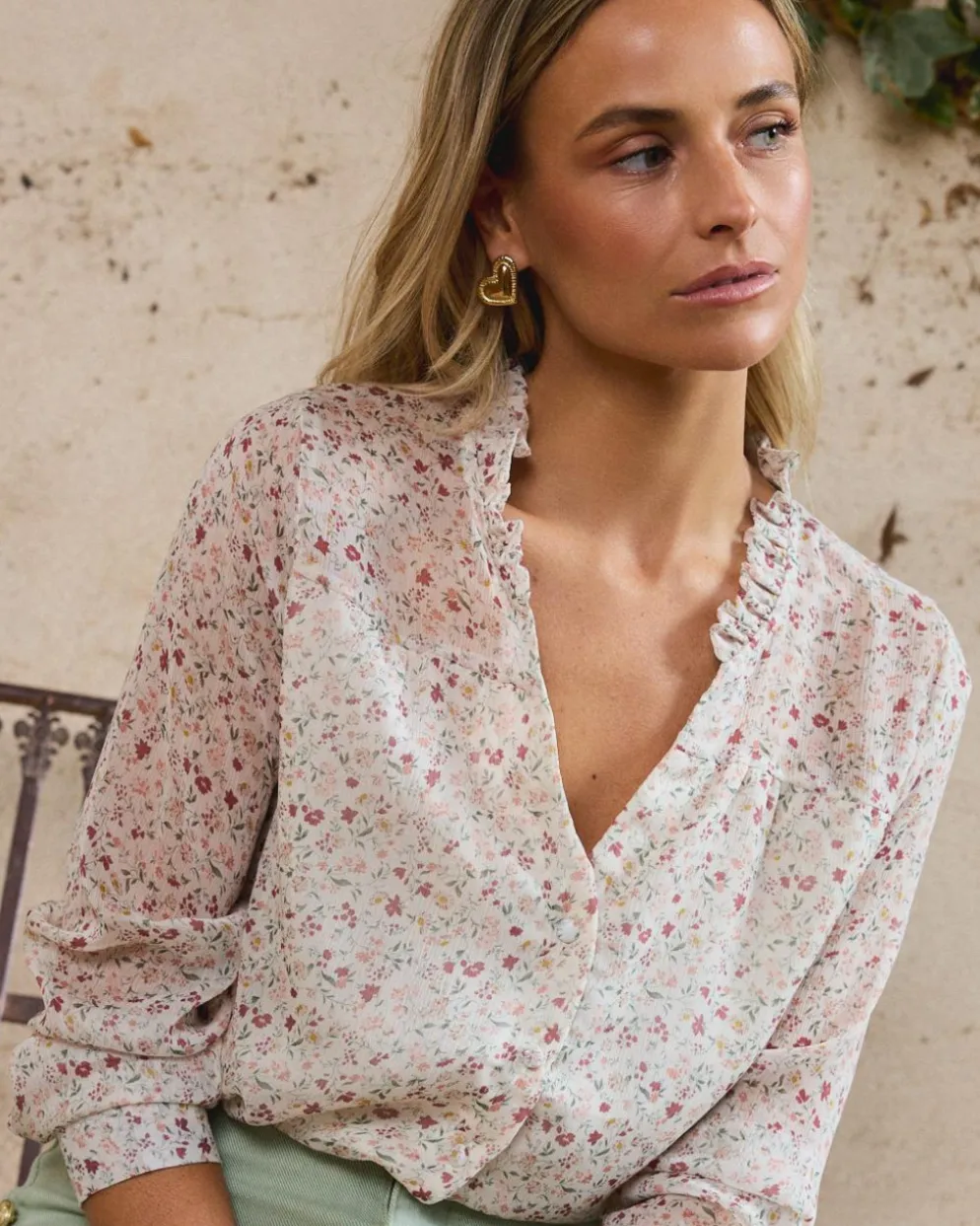 Camisa Flores Magnolia