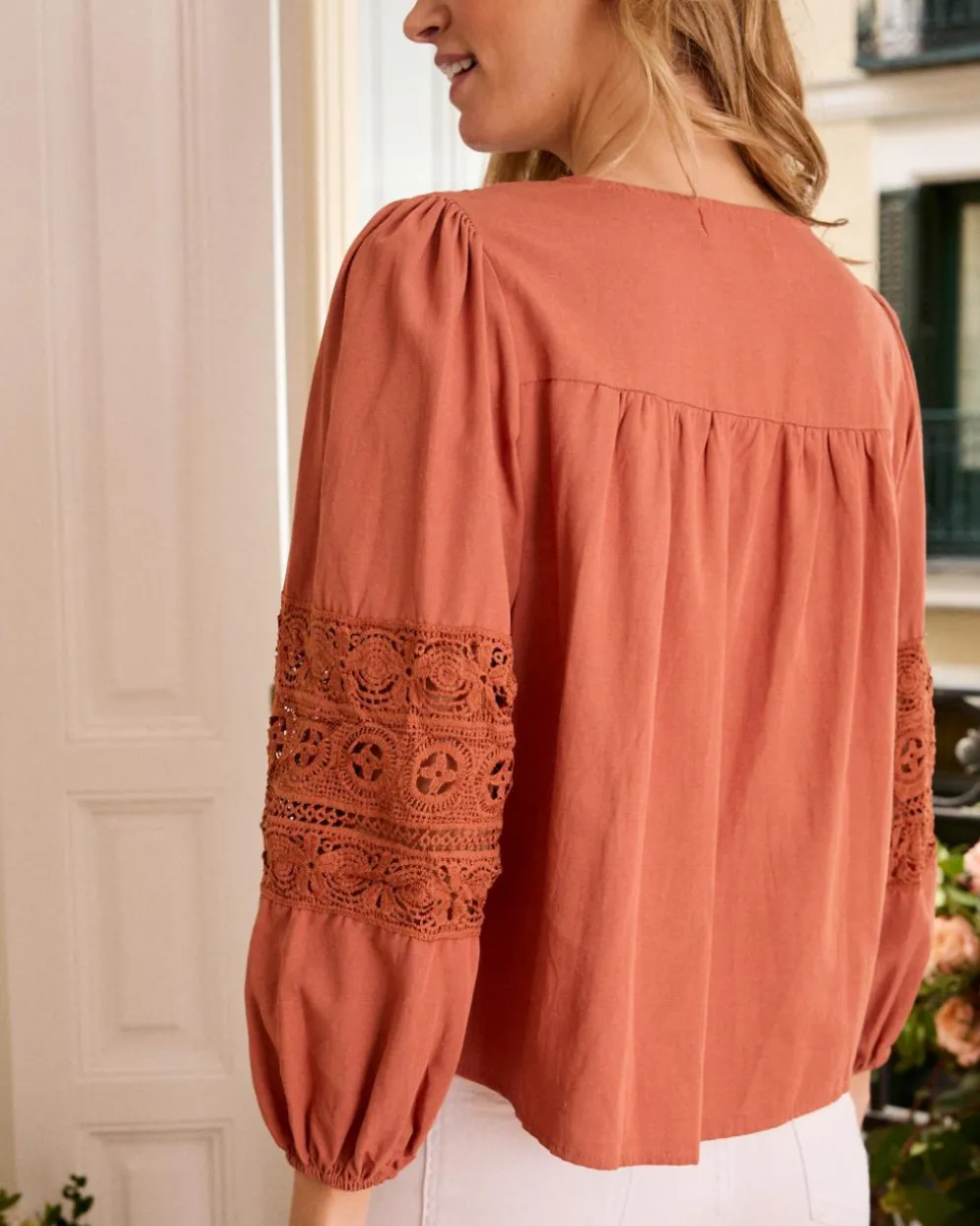 Camisa Troquelado Manuela