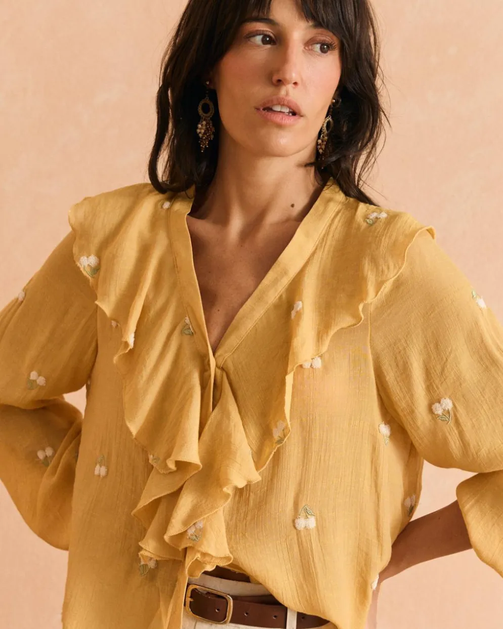 Camisa Volante Mayca