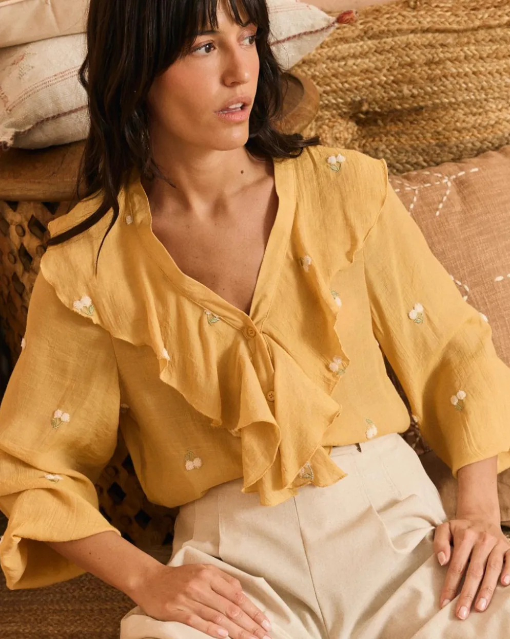 Camisa Volante Mayca
