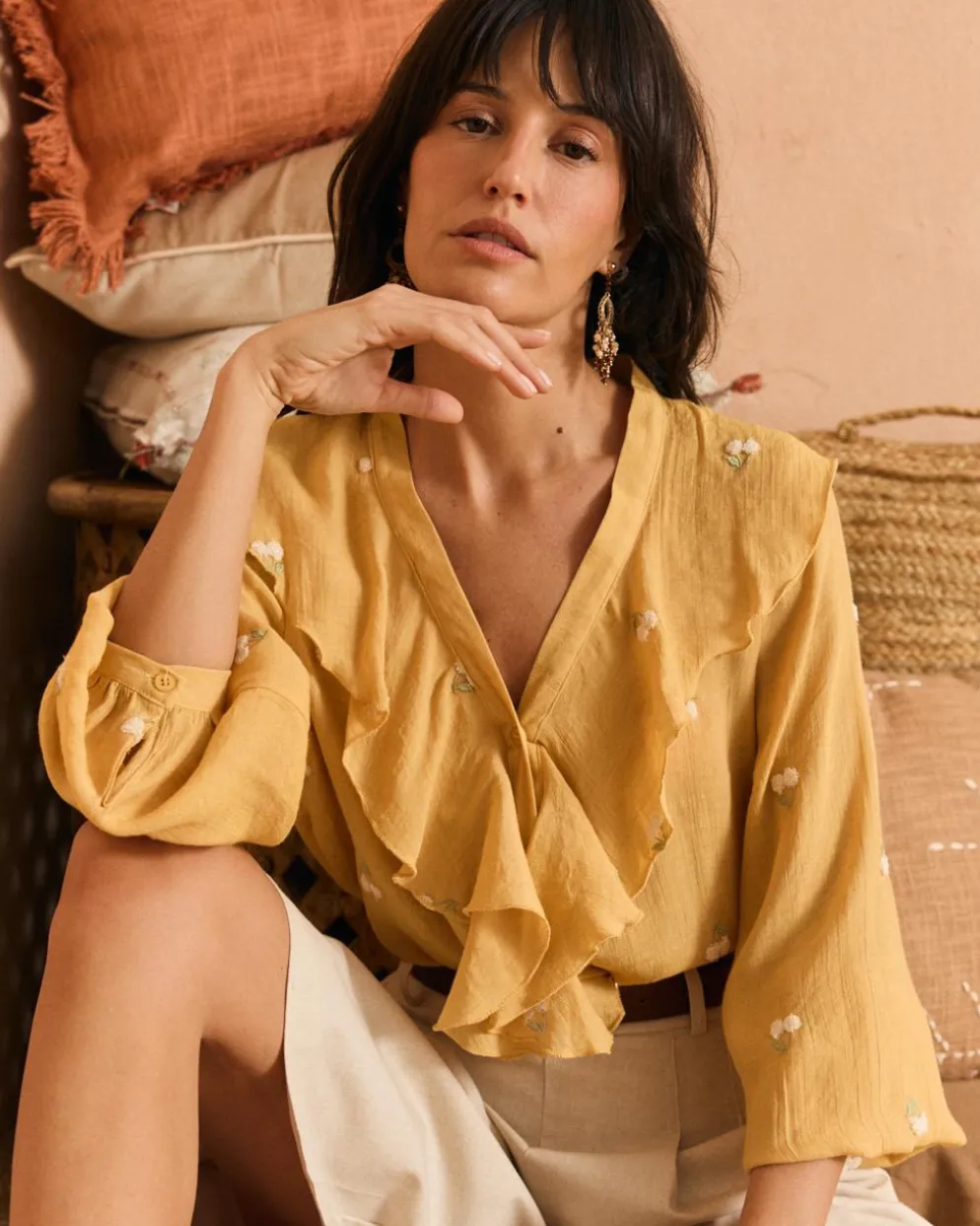 Camisa Volante Mayca
