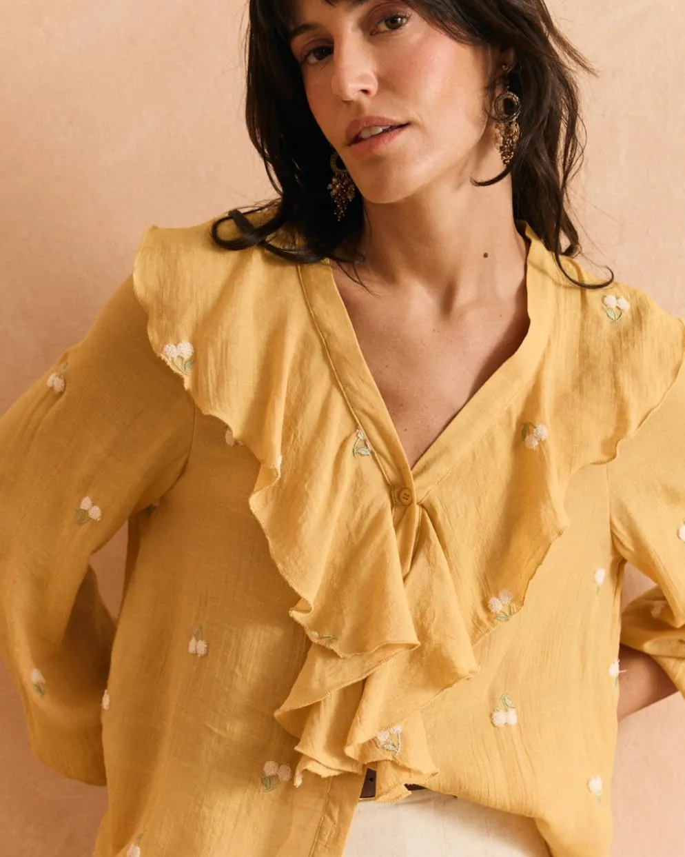 Camisa Volante Mayca