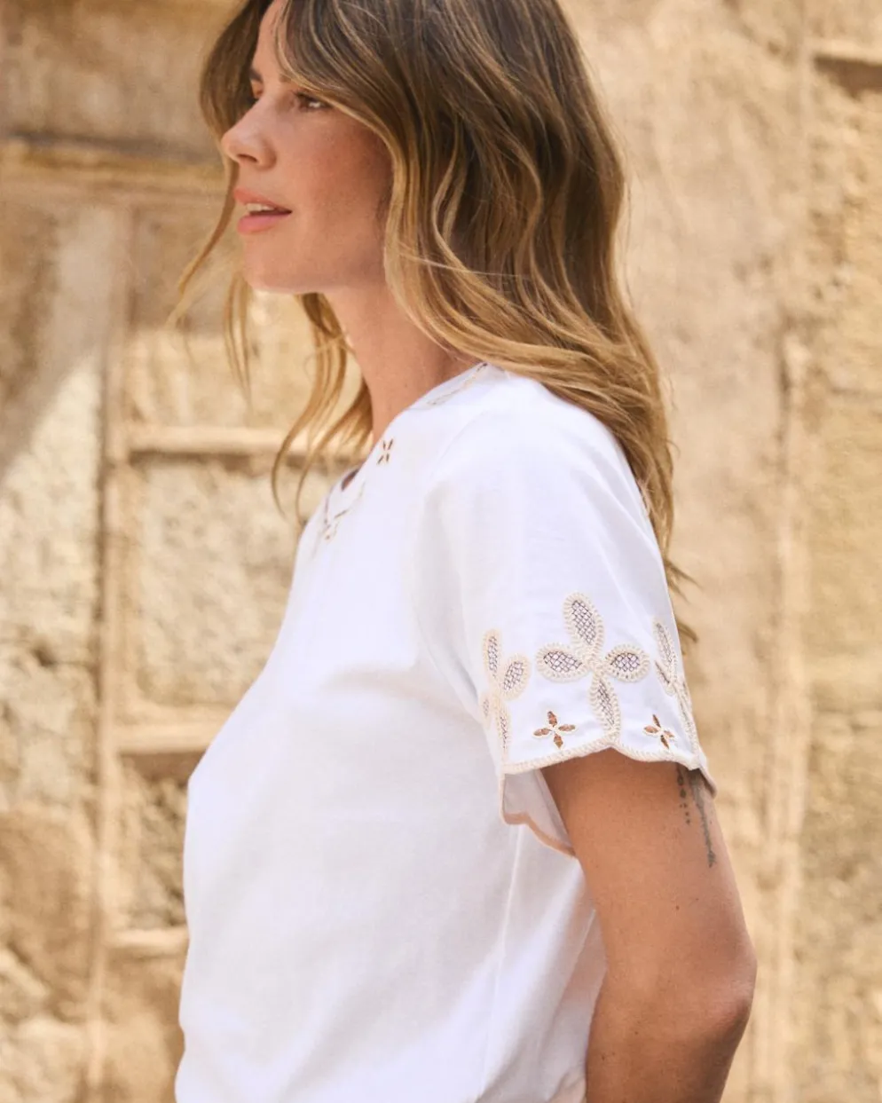 Camiseta Bordado Violette