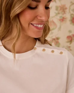 Camiseta Botón Palmira