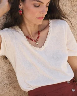 Camiseta Crochet Mila