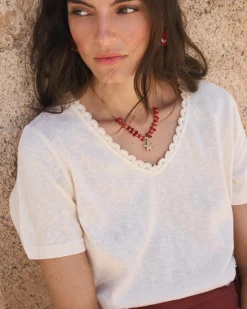Camiseta Crochet Mila