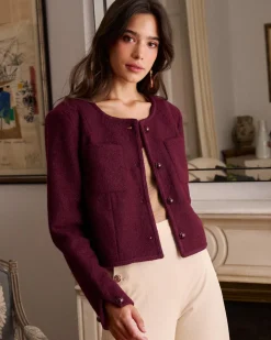 Chaqueta Burdeos Lorel