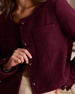 Chaqueta Burdeos Lorel