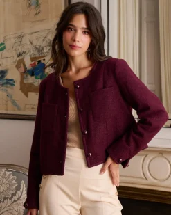 Chaqueta Burdeos Lorel