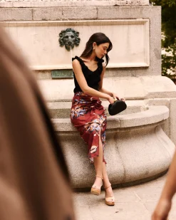 Falda Midi Estampado Zelia
