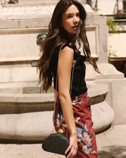 Falda Midi Estampado Zelia