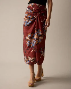 Falda Midi Estampado Zelia