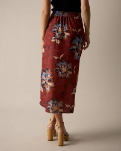 Falda Midi Estampado Zelia