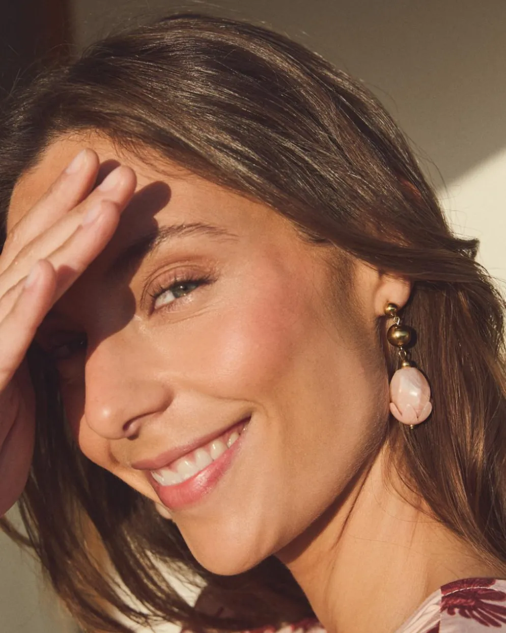 Pendientes Bola Rosa