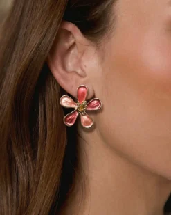 Pendientes Flor Maca