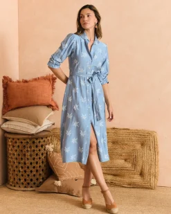 Vestido Celeste Virgi