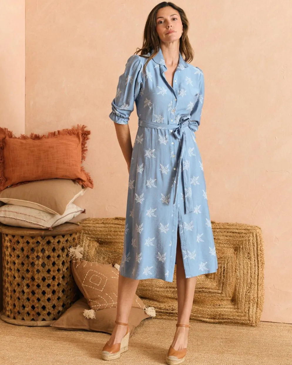 Vestido Celeste Virgi