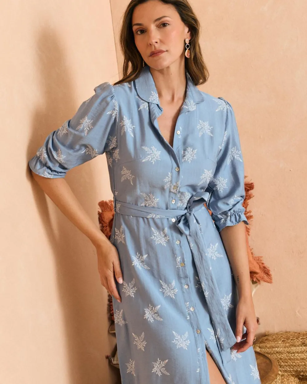 Vestido Celeste Virgi