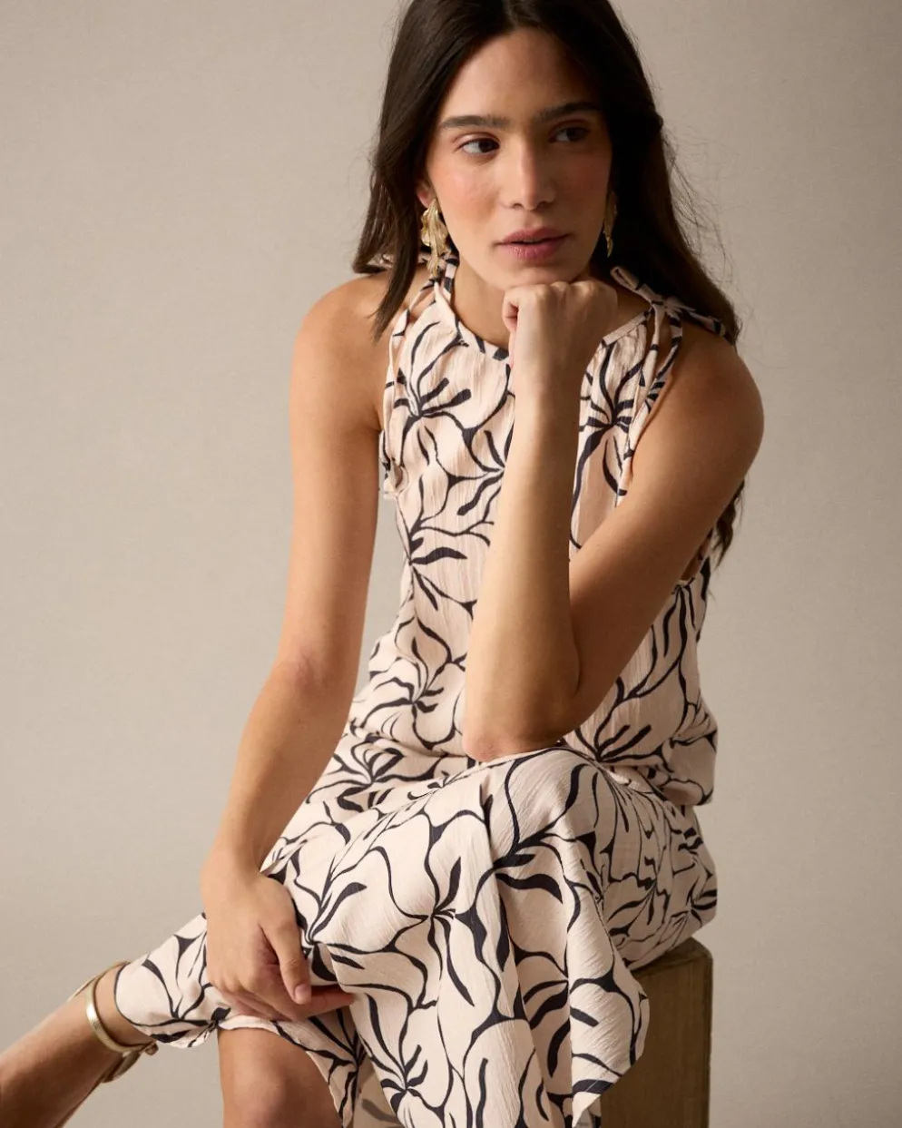 Vestido Crudo Aran