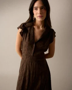 Vestido Marrón Eire
