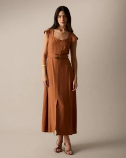 Vestido Marrón Lola