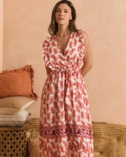 Vestido Motivos Coral